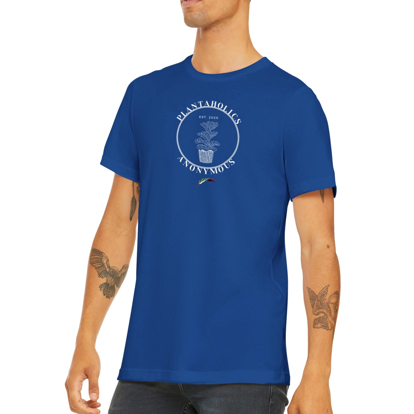 Plantaholics Anonymous- Premium Unisex Crewneck T-shirt