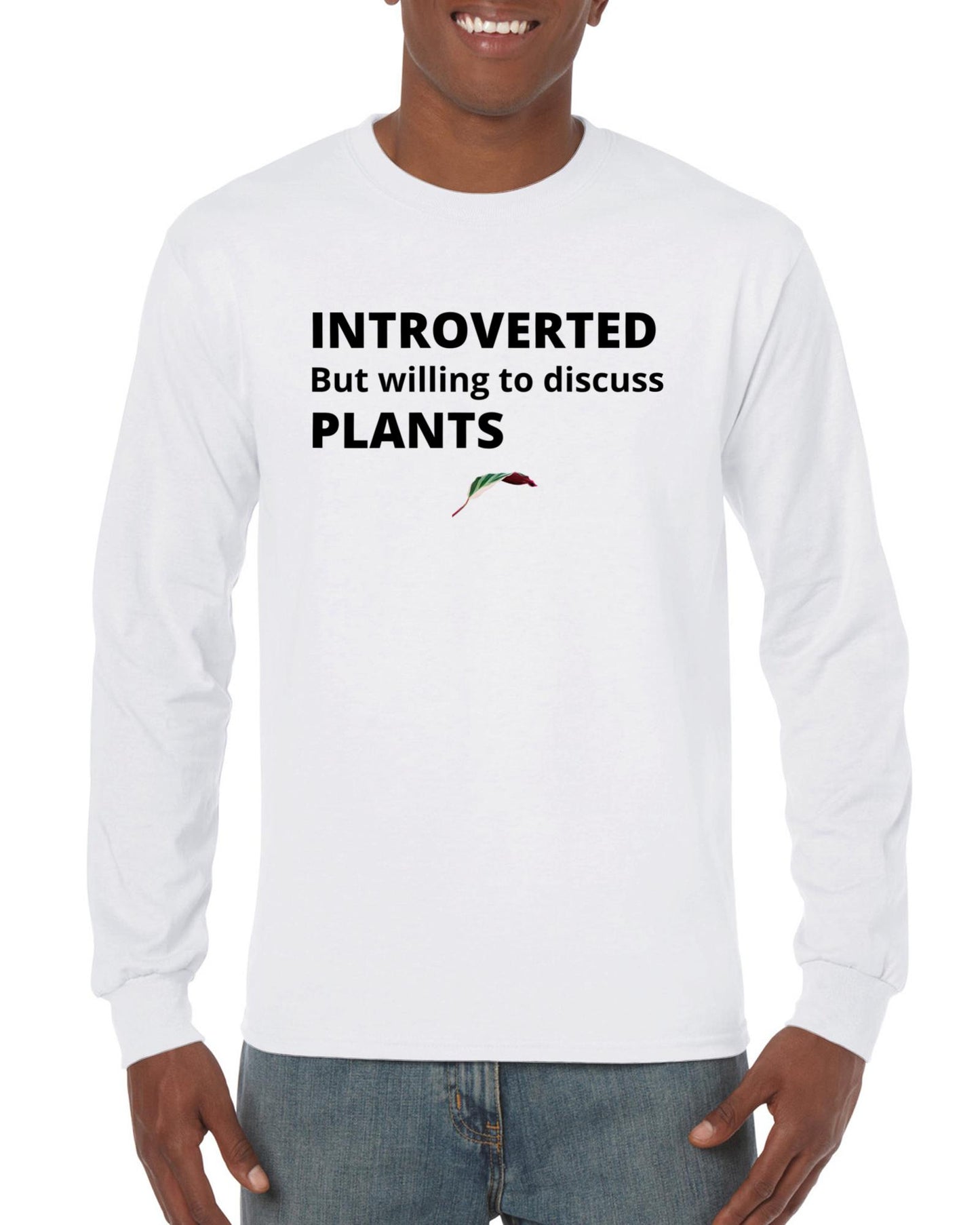 Introverted- Classic Unisex Longsleeve T-shirt-Print Material-ThePaintedLeaf-care