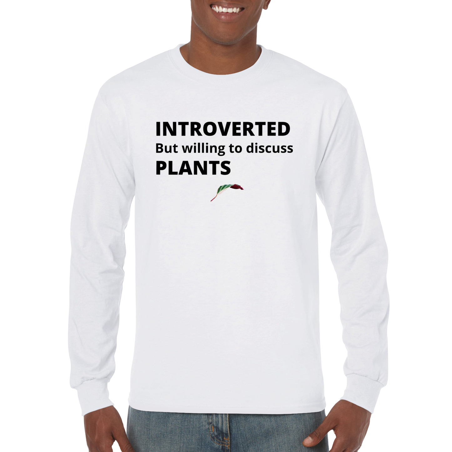 Introverted - T-shirt à manches longues unisexe classique