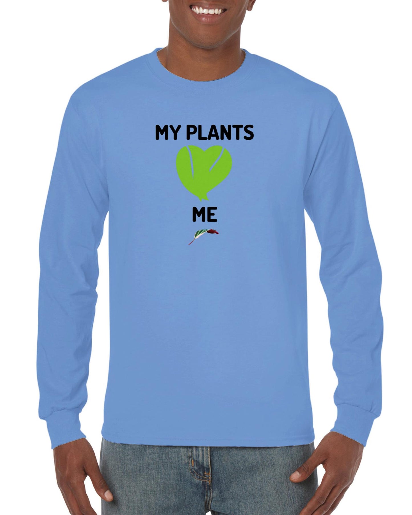My Plants <3 Me- Classic Unisex Longsleeve T-shirt-Print Material-ThePaintedLeaf-care